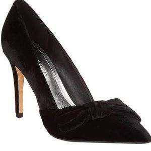 Marc Fisher Velvet Bow High Heel Pump